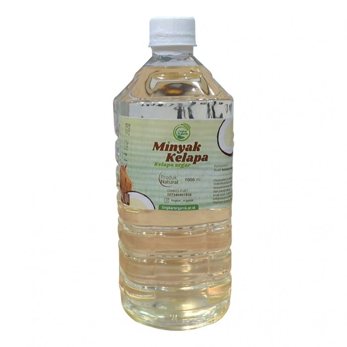 Lingkar Organik Coconut Oil 1l Minyak Kelapa Organik Minyak Goreng Kelapa Vco Shopee Indonesia