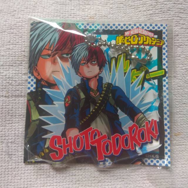 My Hero academia Todoroki shoto Rubber Keychain