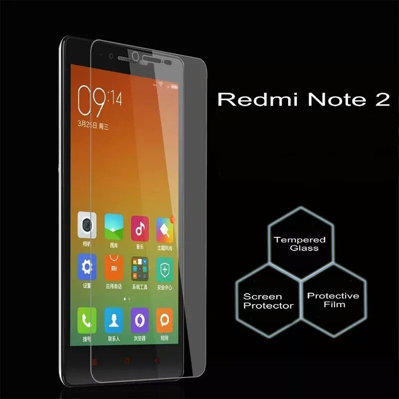 Xiaomi Redmi Note 2 Tempered Glass Clear Anti Gores Bening Xiaomi Redmi Note 2
