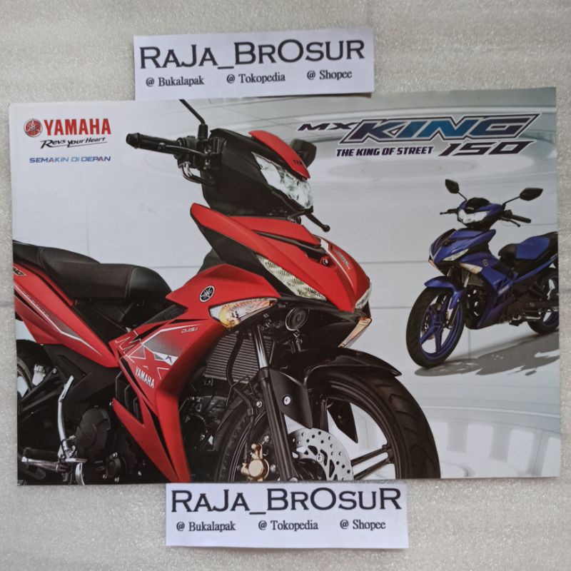Poster brosur katalog flyer Yamaha MX King/Yamaha MX King150 2018