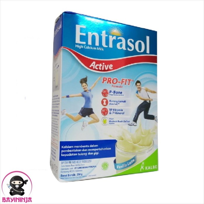 

101bfbb Entrasol Active Vanilla Vanila Latte Box 360G / 360 G Xa201As