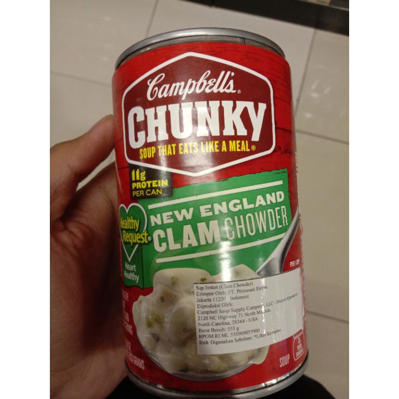 

campbell's Chunky clam chowder 533 gr