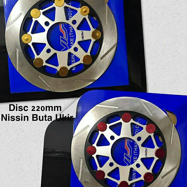Disc nissin buta ukir uk 220 mm