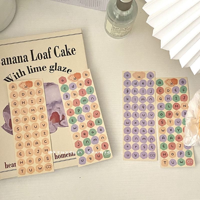 

SSA1 Sticker Alphabet Angka Dekorasi Scrapbook DIY