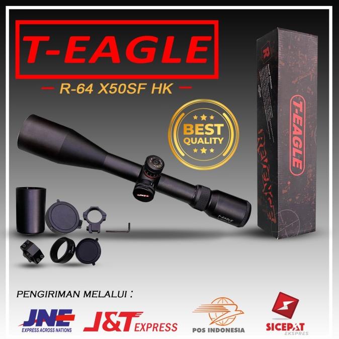 Teleskop Senapa Teropong Senapan Original T-EAGLE R 6-24x50 SF HK
