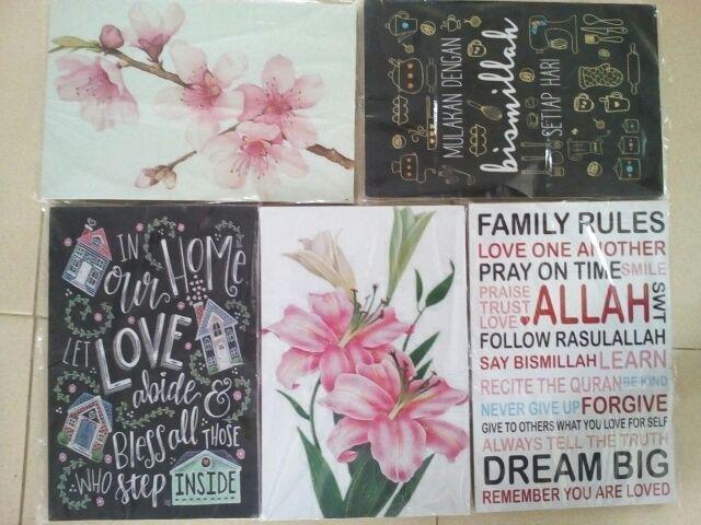 Hiasan Dinding Poster Kayu Ql-163