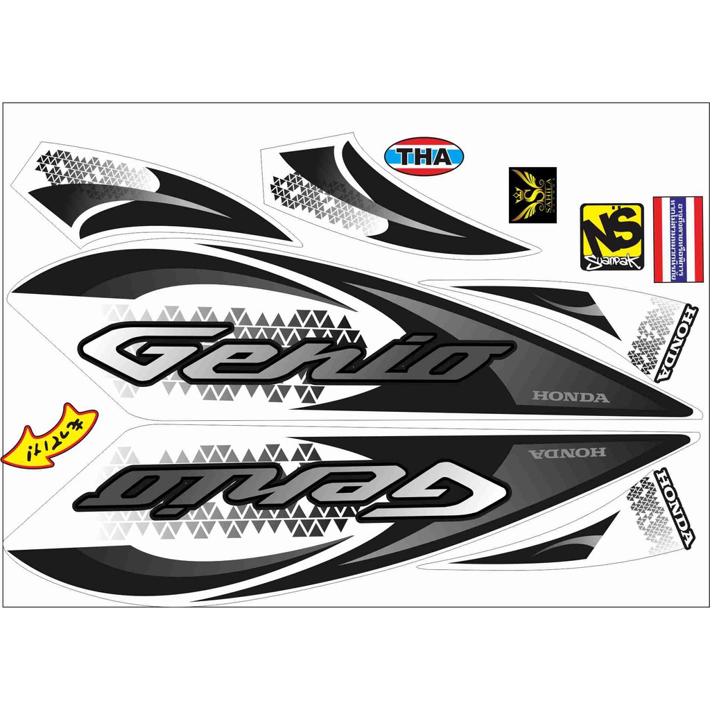 COD VARIASI STRIPING GENIO VARIASI MOTOR GENIO STRIPING HONDA GENIO MURAH BERKUALITAS VARIASI