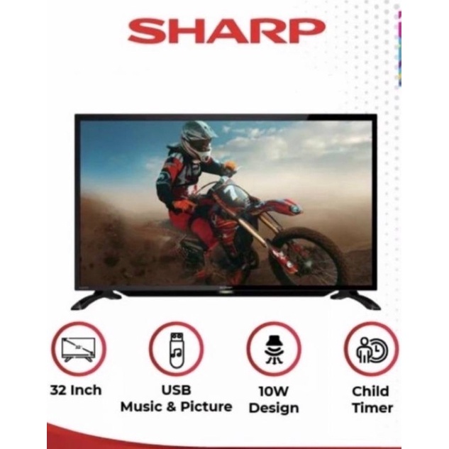 LED TV Sharp Aquos 32inch 2T-C32BA1I BARU