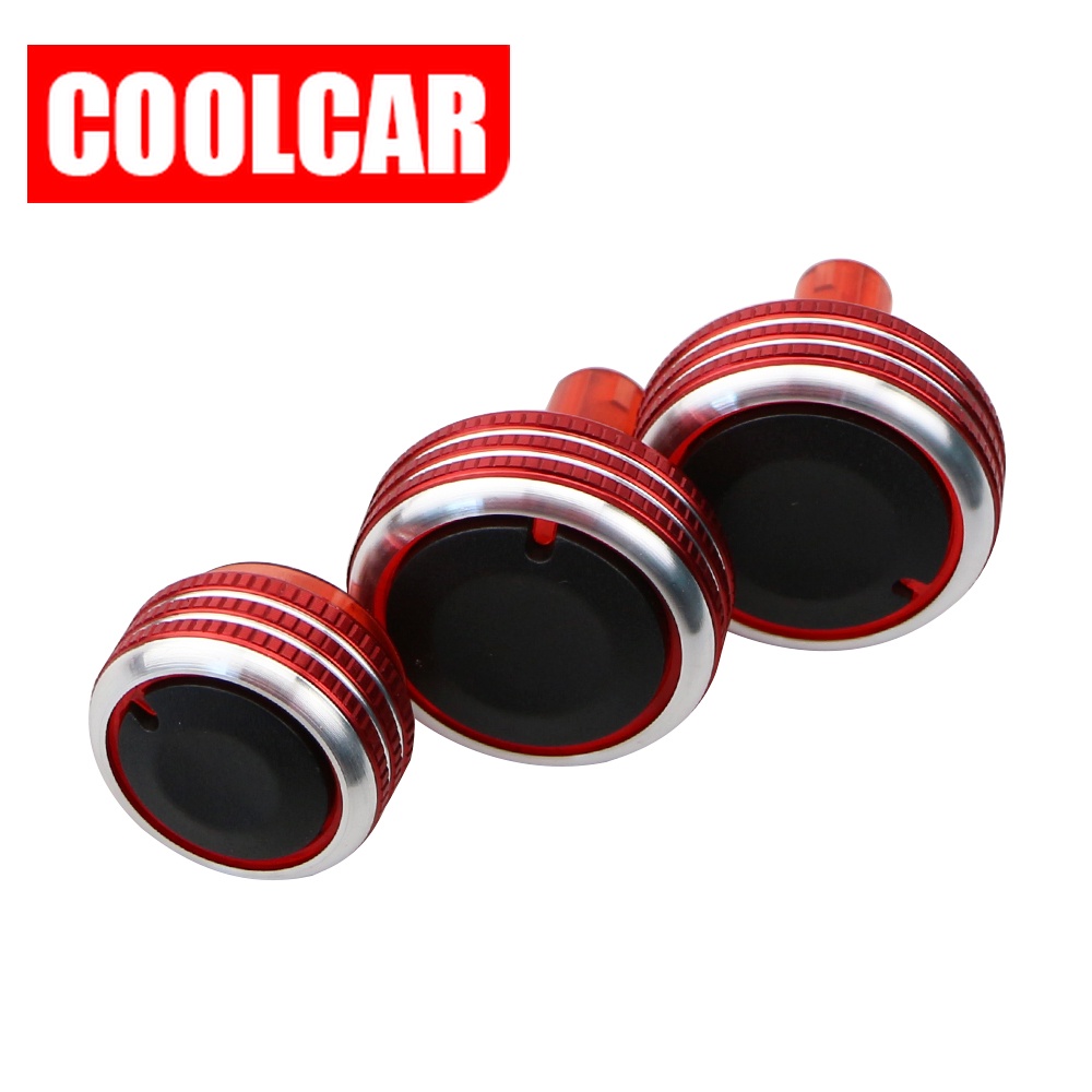 3 Pcs Knob Saklar Kontrol Panas AC Mobil Untuk Nissan New Sunny March