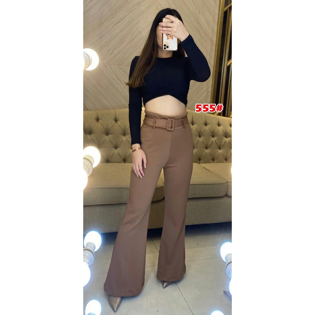 555#celana cutbray scuba// celana fashion wanita//celana panjang