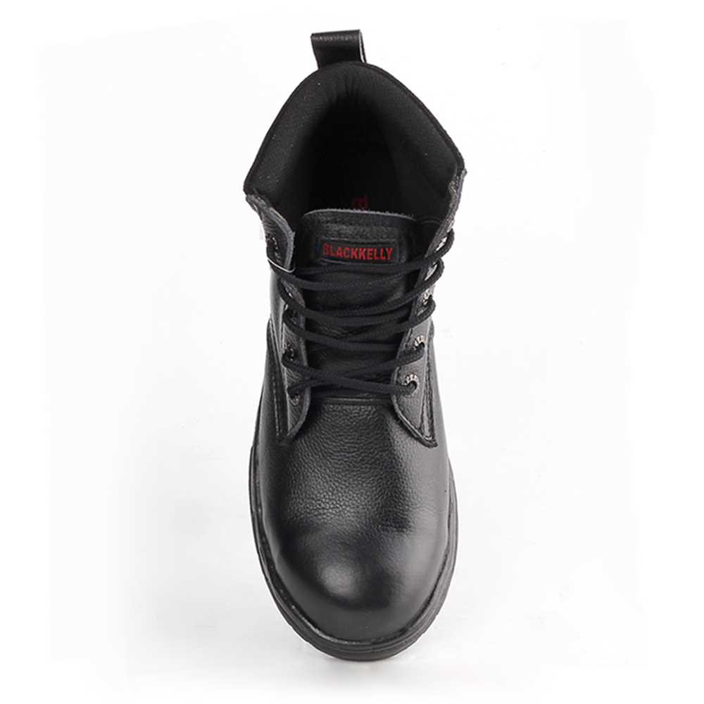 Sepatu Boots Pria Kulit Asli Mendaki Gunung/Hiking/Touring/Safety Blackkelly Original