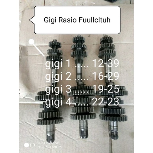 GEARBOX F1ZR FUULCLUTH RASIO F1ZR FUULCLUTH