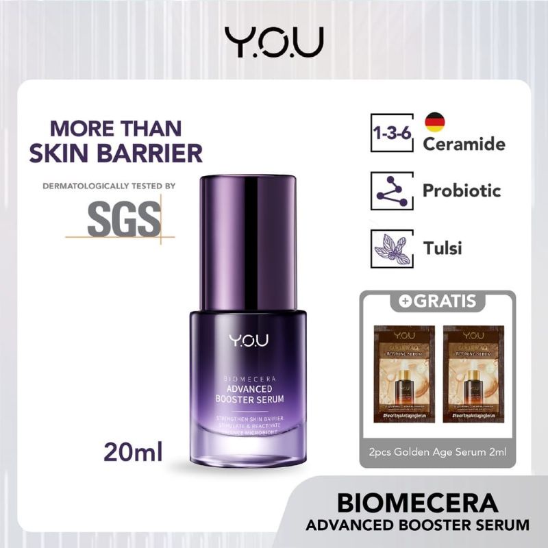 YOU Biomecera Advanced Booster Serum | 3x Ceramide Skin Barrier Repair