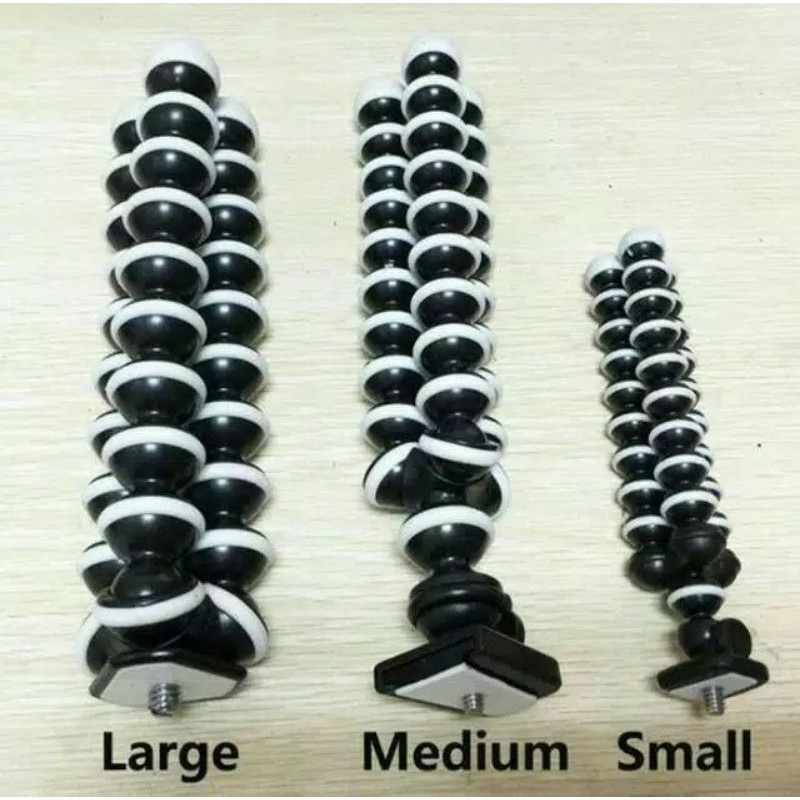 Gorilla Pod Tripod Gorila Ukuran M (Medium) Gratis Holder HP