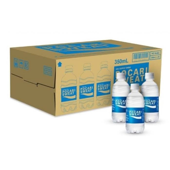 Khusus grab/Go-Jek/instant Minuman botol pocari sweat 350ml dus ( 24pcs) minuman sehat dan murah