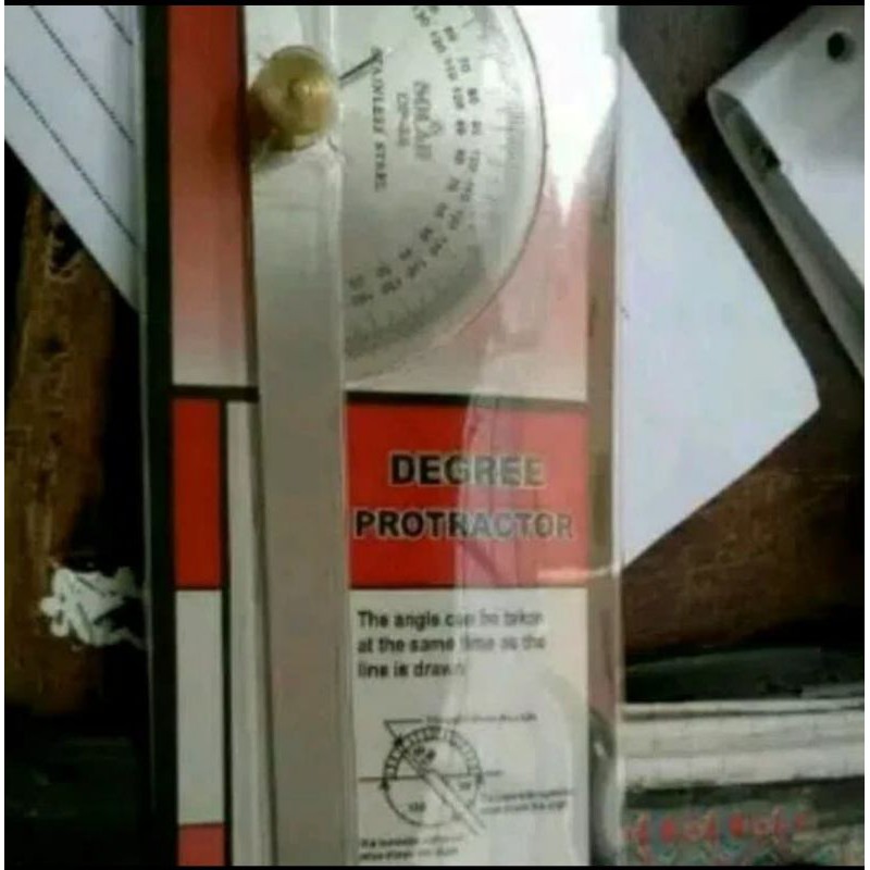 

PROMO Degree protractor SOLAR DP-44/Penggaris sudut/bujur derajat