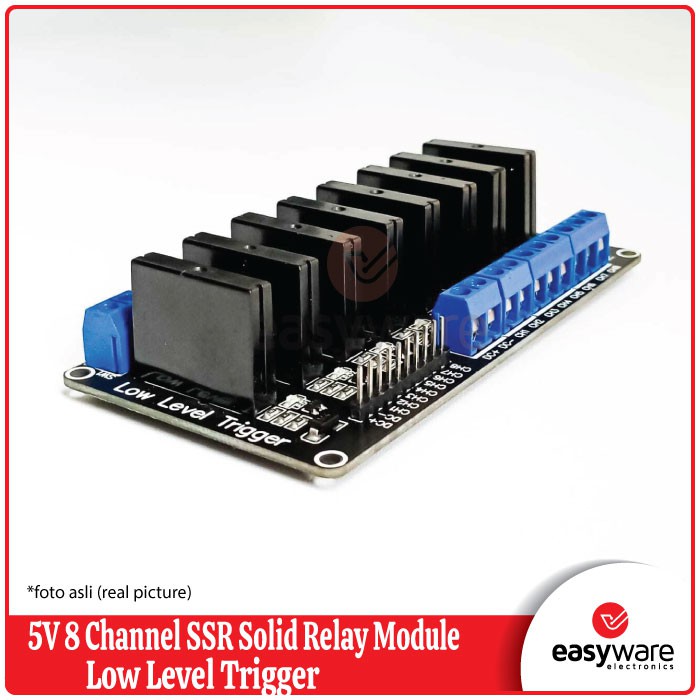 5V 8 Channel SSR Solid State Relay module high or low level trigger