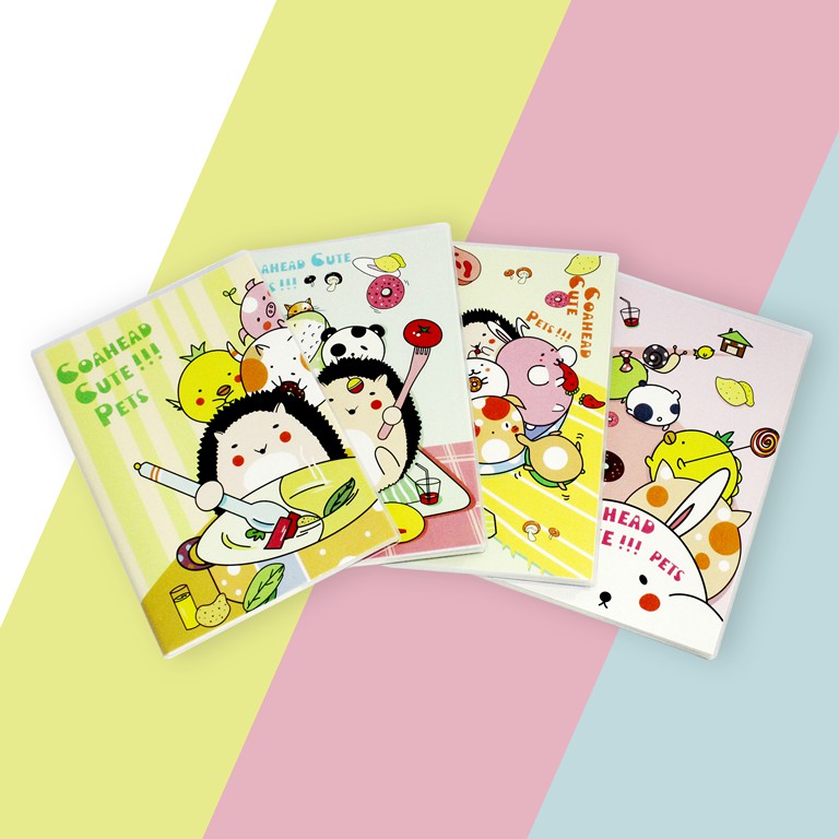 

Buku Tulis A5 Bersampul Warna Cute Pets