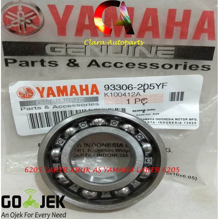 BEARING 6205 LAHER 6205 LAHAR 6205 KLAHER KRUK AS RXS RXK F1ZR JUPITERZ BEAT VARIO SCOOPY SPACY