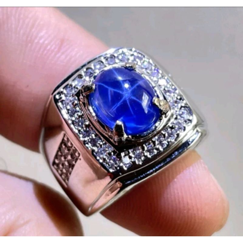 CINCIN BATU PERMATA BLUE SAFIR STAR BANGKOK