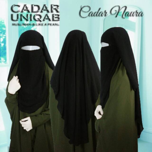 Cadar Niqab Naura Long Yaman Saudi