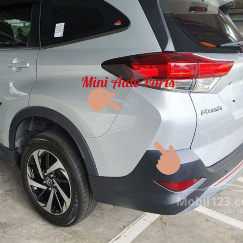 MOULDING Body QUARTER Bemper BUMPER Belakang RUSH Terios 2018-2021 Original