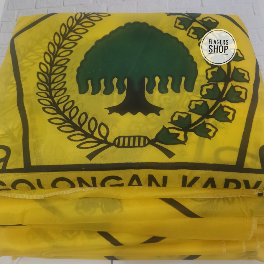 

[ISI 50 PCS] Bendera Partai Golkar 60x90 cm