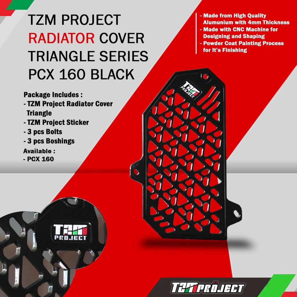 TZM Project Cover Radiator Honda PCX 160 Series