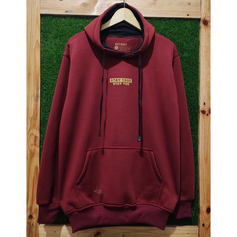 SWITER pria switer cowok KACHIOS warna putih JPN logo gambar putih sweater terbaru hoodie distro hoodie over size jumbo xxl jamper hoodie japan style unisex size m l xl xxl premium