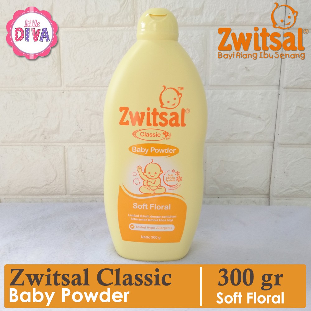 BEDAK BAYI Zwitsal 300 gr BABY POWDER Classic Fresh Floral Soflt Floral