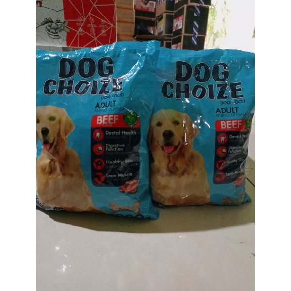 DOG CHOIZE BEEF / LAMB makanan anjing kering freshpack 8KG / 20KG (GOSEND/GRAB)