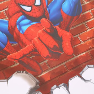  Stiker  Dinding  Gambar Spiderman  3D untuk Kamar  Anak 