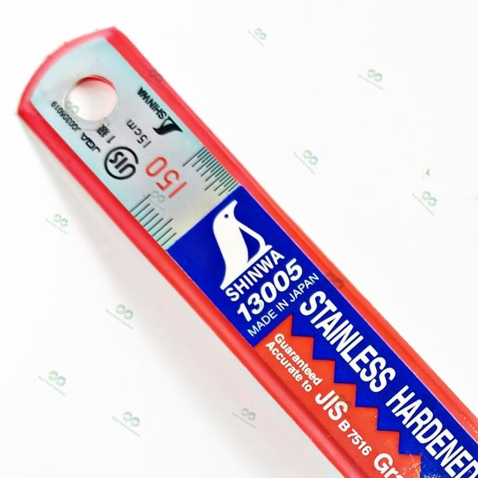 

TERBARU Penggaris Besi / Mistar / Ruler Shinwa 15 cm Jepang