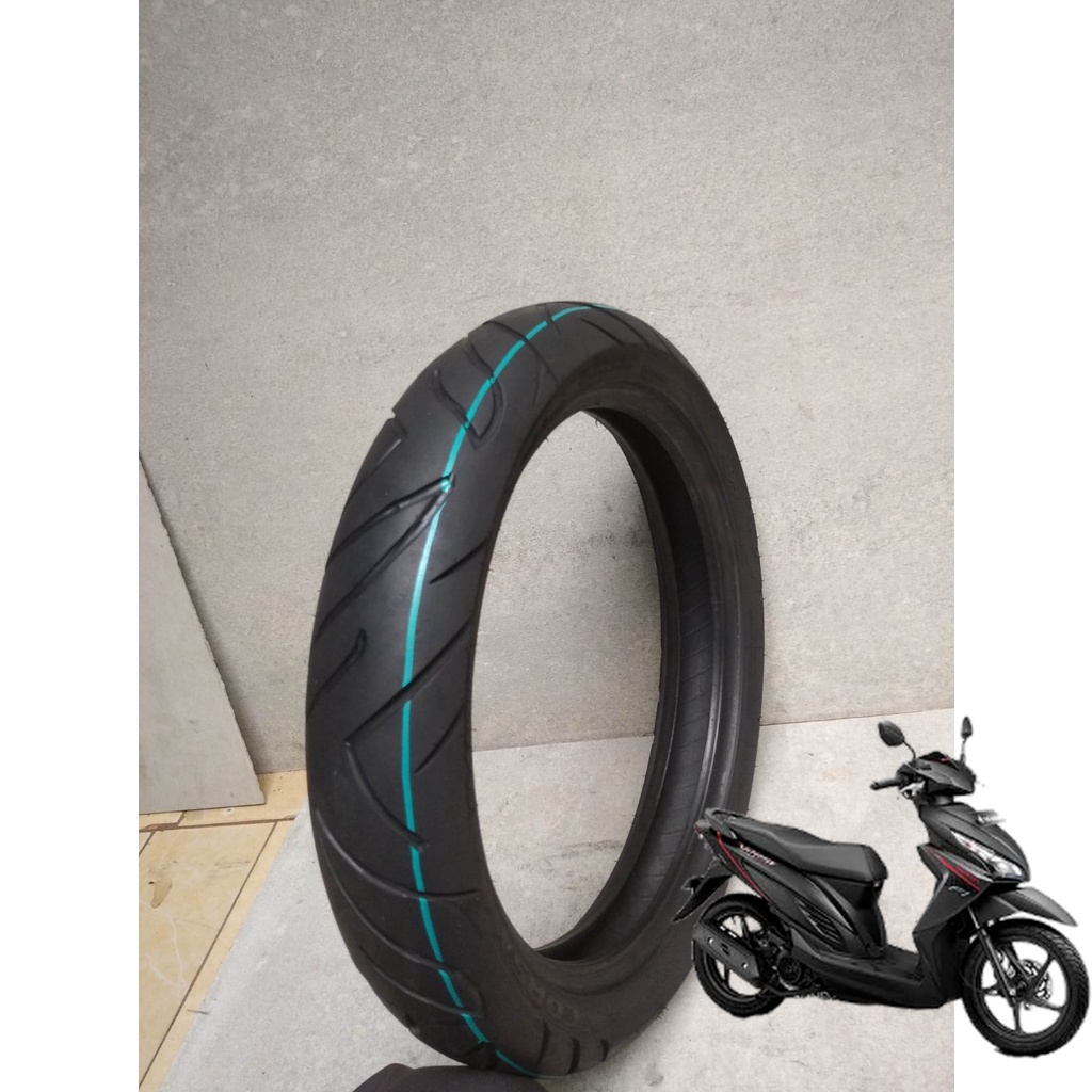 BAN VARIO 110 LED DEPAN UKURAN 90/80 RING 14 NON TUBLES MERK CORSA TERJAMIN