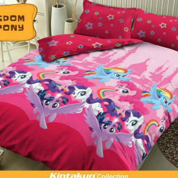 Sprei Kintakun My Little Pony Kingdom Of Pony King B4/No.1/180X200 Bantal 4 Bunda.Store1