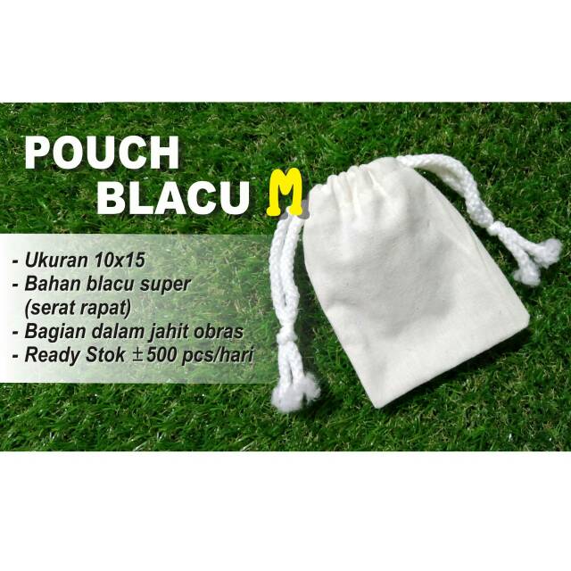 TAS SERUT BLACU / POUCH BLACU / SERUT BLACU / POUCH SERUT / TAS SOUVENIR BLACU POLOS MURAH SIZE M