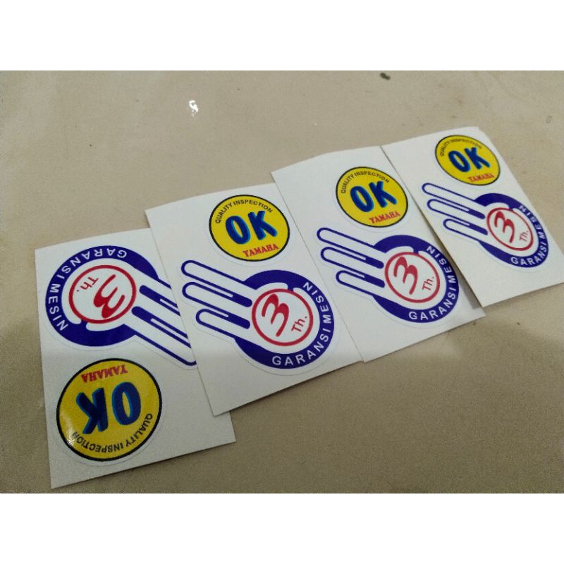 Jual Stiker Sticker Logo Ok Dan Garansi 3tahun Yamaha Shopee Indonesia