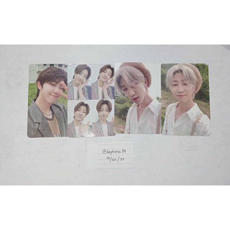 [BOOKED] Photocard PC Seventeen SVT The8 Minghao hao Beret An Ode Grid Henggarae