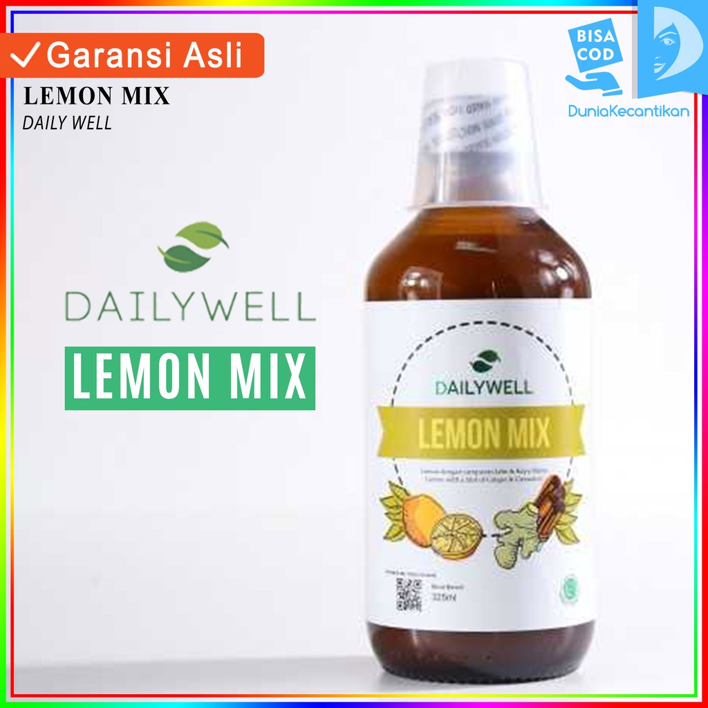 Dailywell Lemon Mix Minuman Detox Sari Lemon Herbal Diet / Minuman Diet BPOM / Minuman Kesehatan