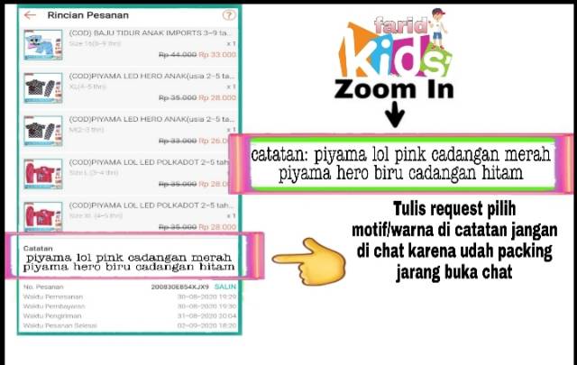 (COD)SETELAN FULLPRIN ANAK 1-5 tahun