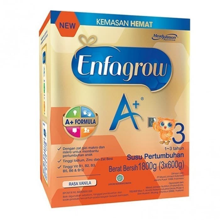 ENFAGROW A+ 3 VANILA 1800 GR