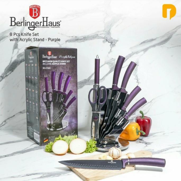 

PISAU SET DAPUR BERLINGERHAUS KNIFE SET PURPLE WITH ACRYLIC STAND SDVD6545DV