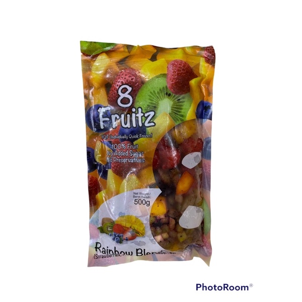 8 Fruitz IQF Frozen Fruit 500gr