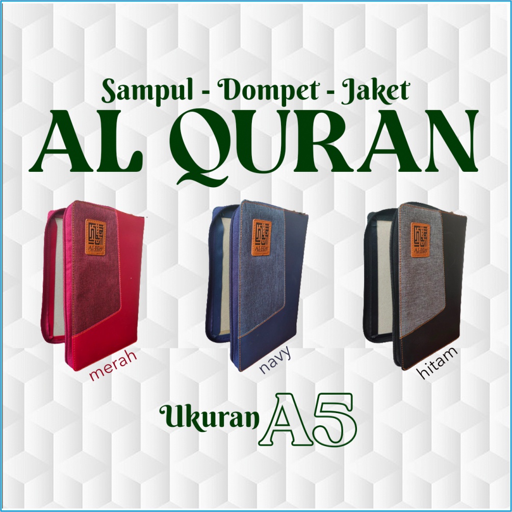 Dompet Jaket Cover Sampul Alquran A5 (15x21)