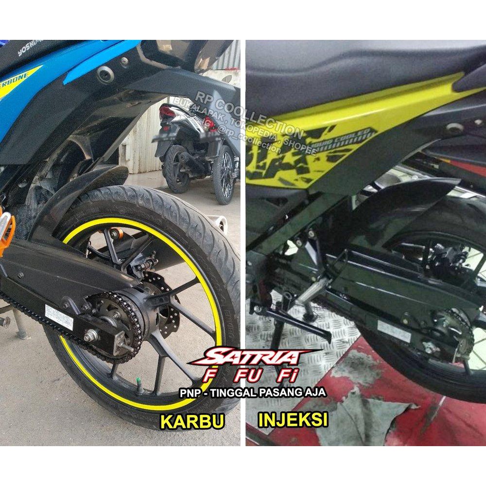 Spakbor Kolong SATRIA F FU Dan FI 150 Hugger Aksesoris Custom Barong Facelift Karbu Injeksi Model Shopee Indonesia