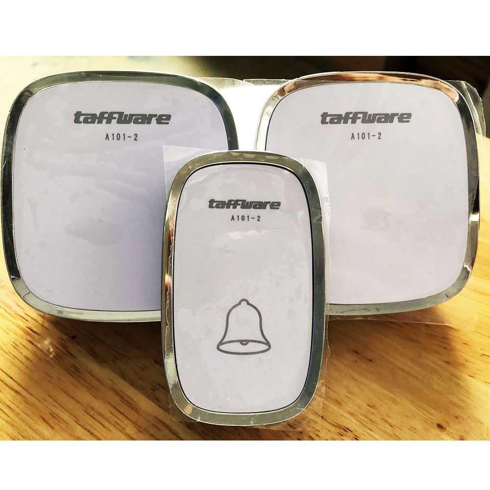 Bel Pintu 2 Receiver Tanpa Kabel Water Proof Wireless Door Bell Bel 2