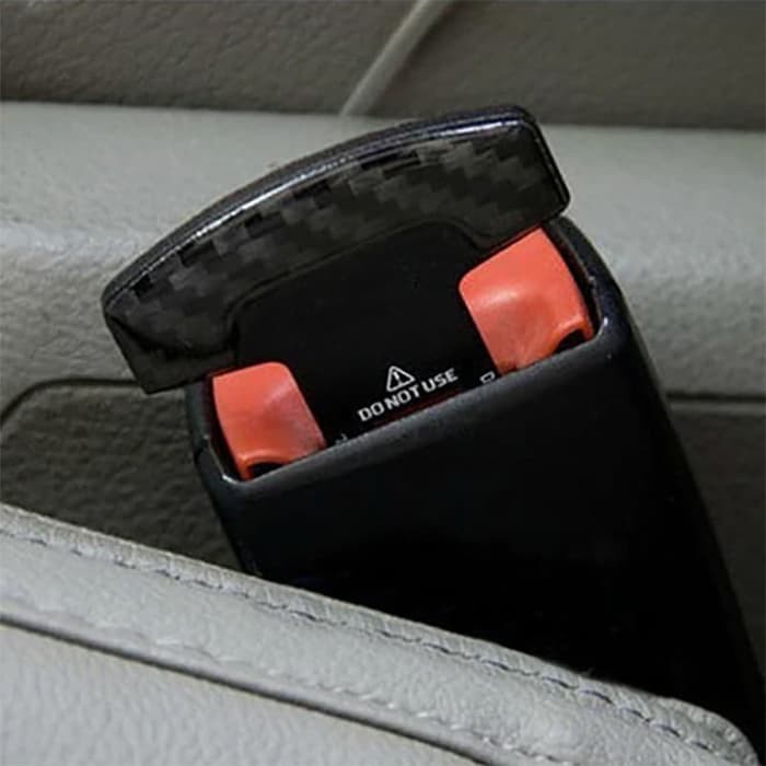 seat belt buckle seatbelt buzzer Carbon alarm stopper colokan 4.7