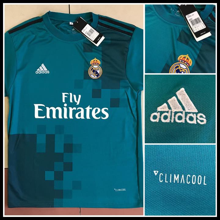 EKSKLUSIF LOKAL TOSCA JERSEY REAL MADRID THIRD GRADE ORI 2017 2018 