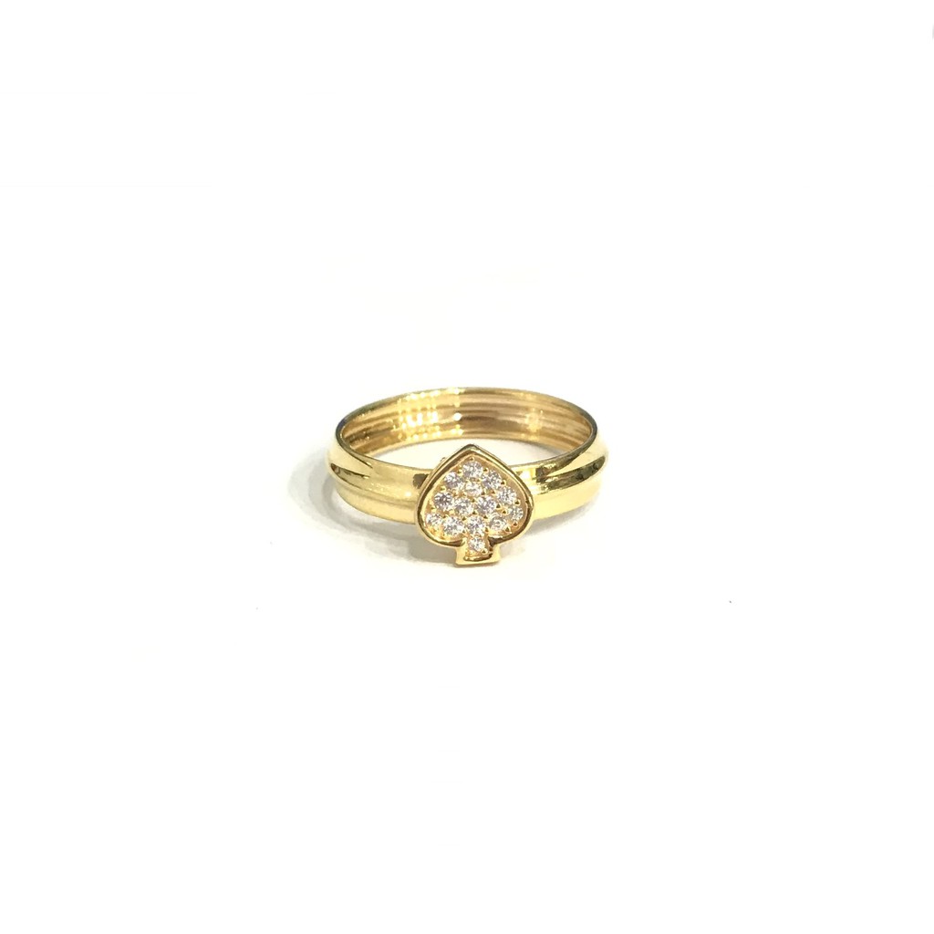 Cincin Model Spade Uk14 (Cincin Emas Asli Kadar 700)