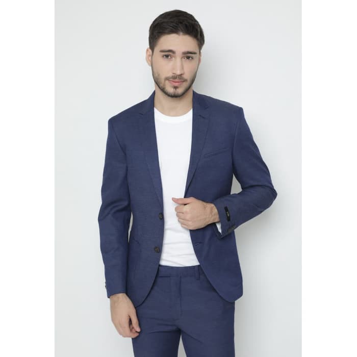 Jas Pria Tren Inggris Gaya Korea Bisnis Ramping Kasual Tampan Kep TB646 Jobb Alton-T2    Light Ind